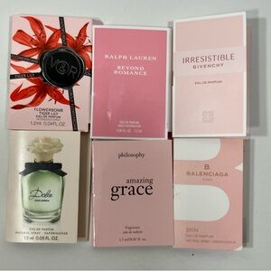 6  Sample Fragrances NEW
